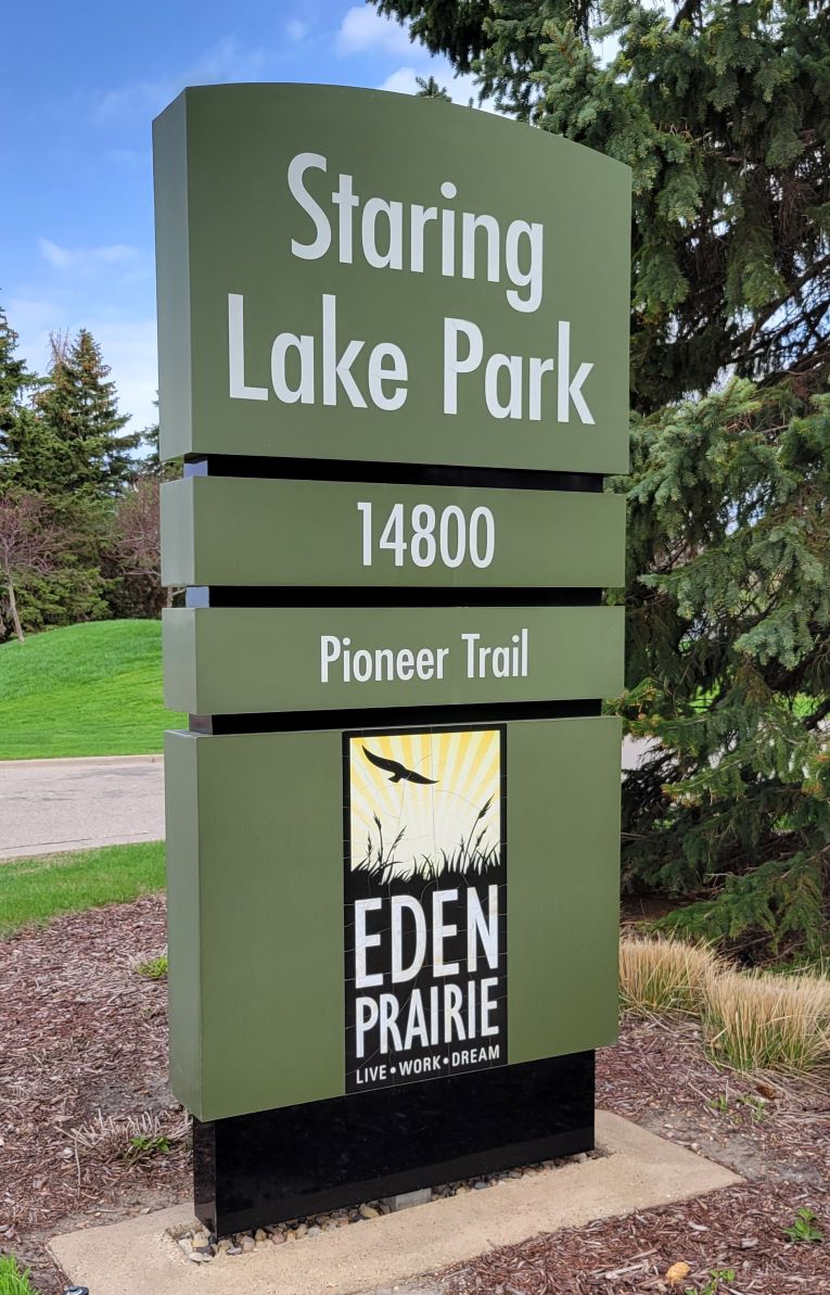 Staring Lake Sign